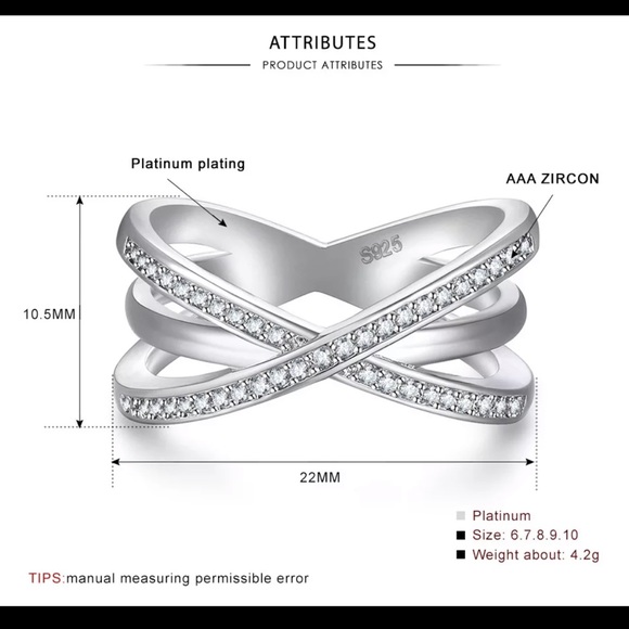CROSSOVER ♡ Cubic Zirconia GIFT SET - Picture 7 of 7